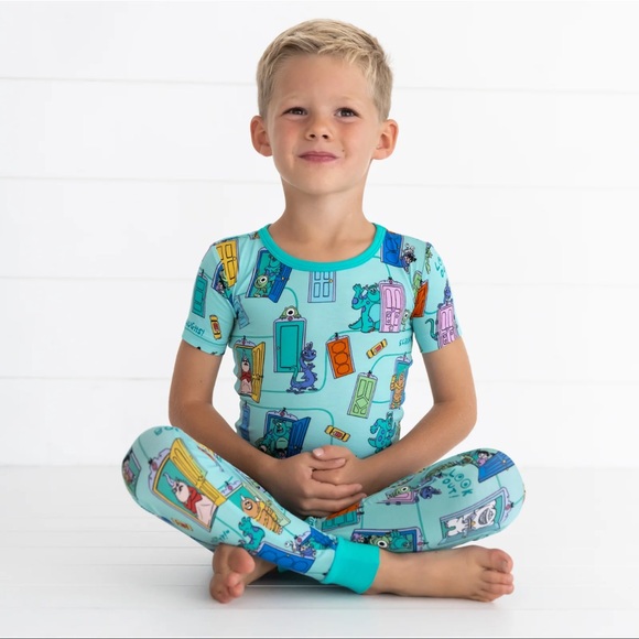Disney Monsters Inc Little Sleepies Pixar Scream Team Two-Piece Pajama Set NEW - Picture 4 of 5